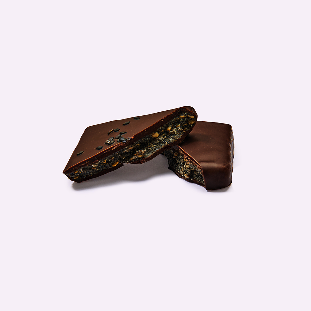 4er Box Chakra Schokolade mit 🖤 Schwarzem Sesam & Chai North Glow