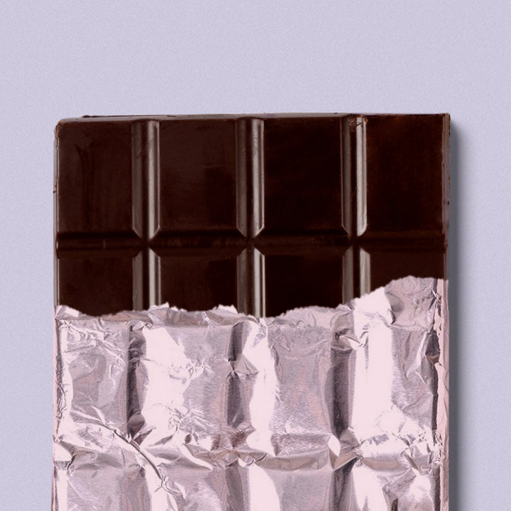 100% Schokolade mit Kakao Nibs