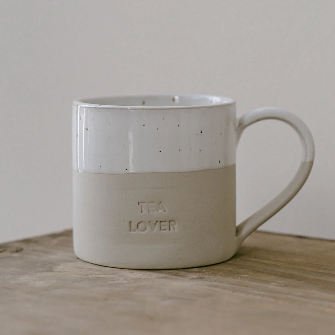 Eulenschnitt Teetasse "Tea Lover", handgefertigt aus Keramik North Glow
