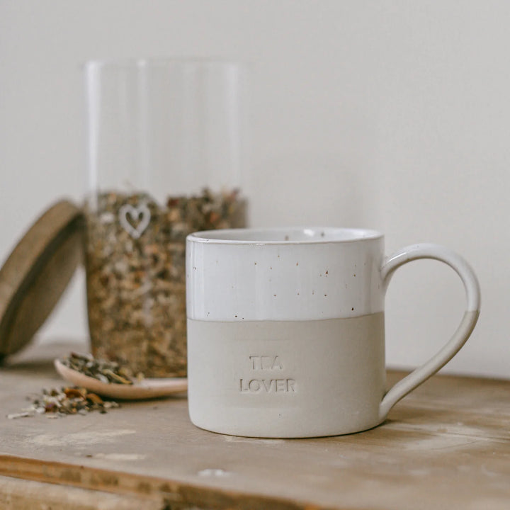 Teetasse "Tea Lover", handgefertigt aus Keramik
