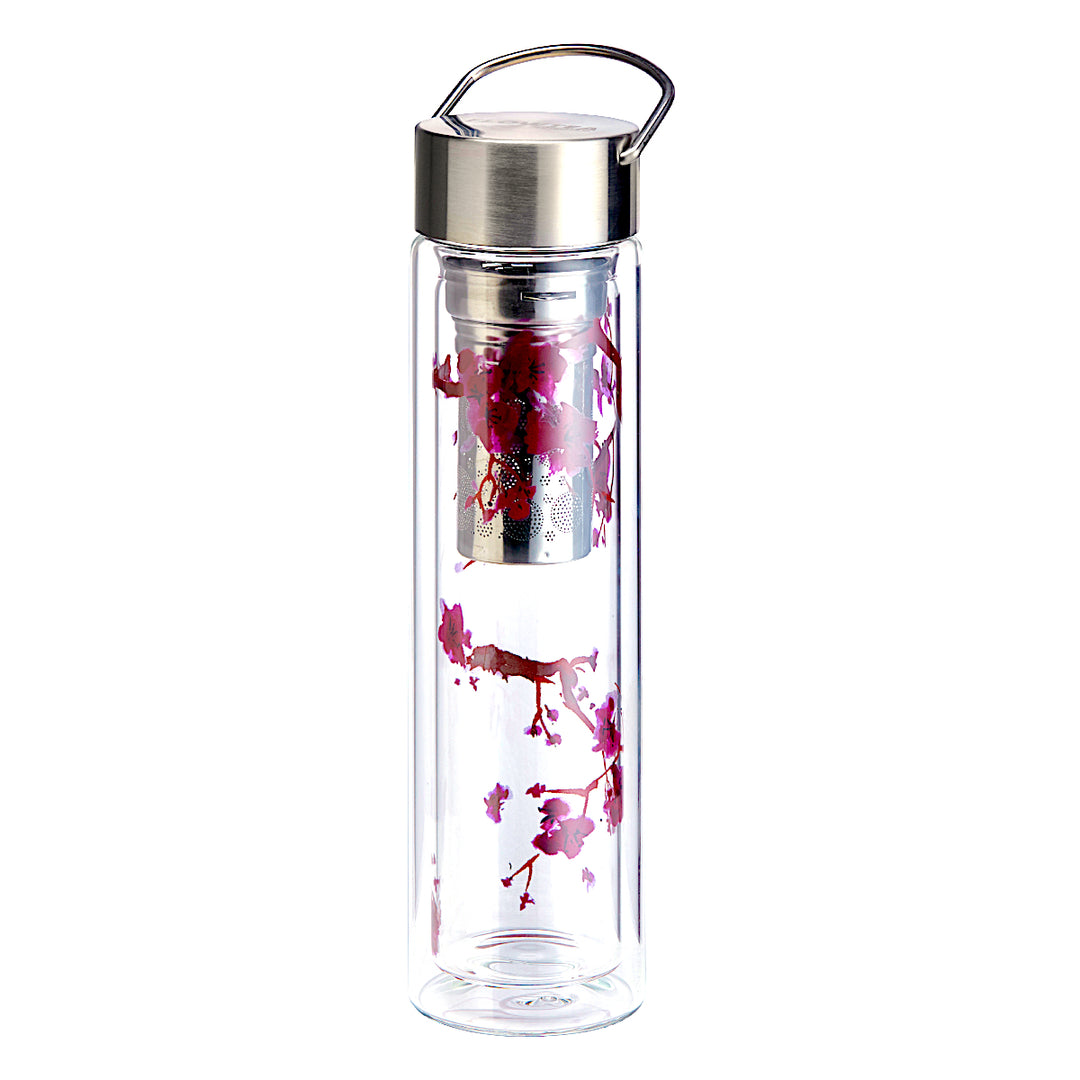 Flowtea "Cherry Blossom" - Isolierende Glasflasche North Glow