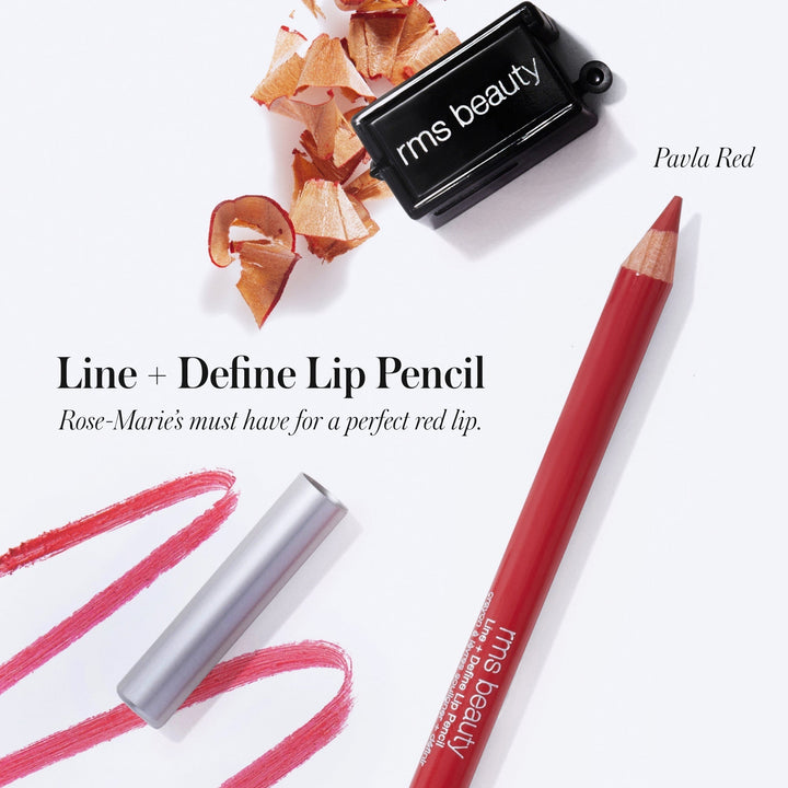 Lip Pencil "Line & Define" - Pflegender Lippenkonturstift in Pavla Red