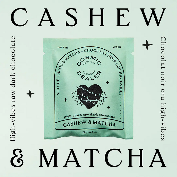 4er Box Chakra Schokolade mit 🍵 Cashew & Matcha
