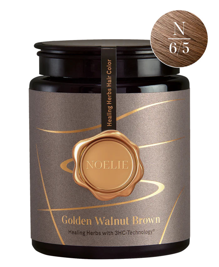 Golden Walnut Brown- natürliche Pflanzenhaarfarbe-Healing Herbs Hair Color