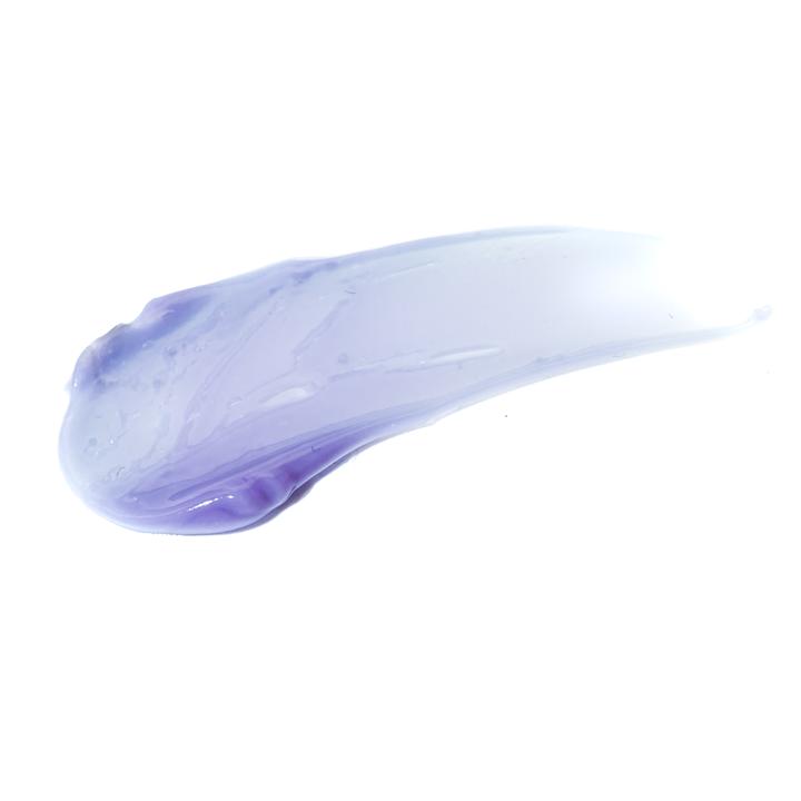 Lilfox Marshmallow Poof blaue Konsistenz vor weißem Hintergrund