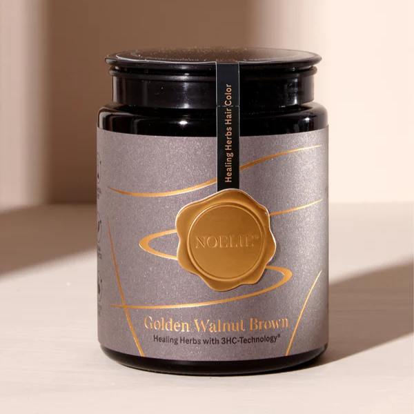 Golden Walnut Brown- natürliche Pflanzenhaarfarbe-Healing Herbs Hair Color North Glow