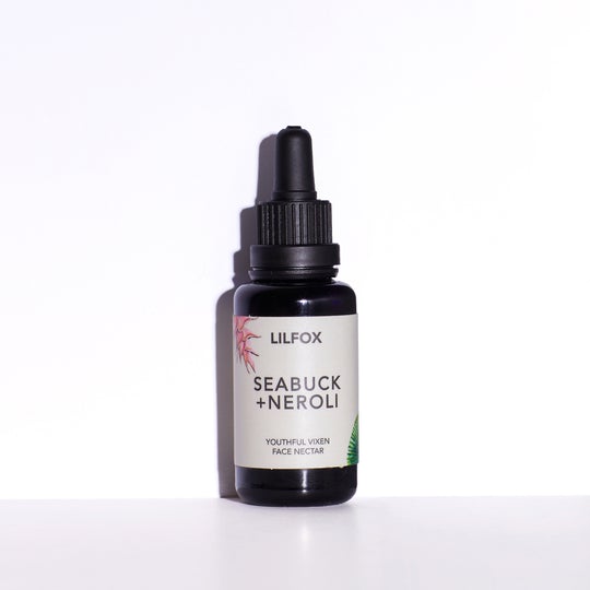 Lilfox Seabuck + Neroli Flasche vor weißem Hintergrund