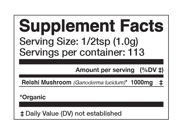 REISHI Pulver - reines Reishi-Pulver zur Stärkung von Immun- und Nervensystem