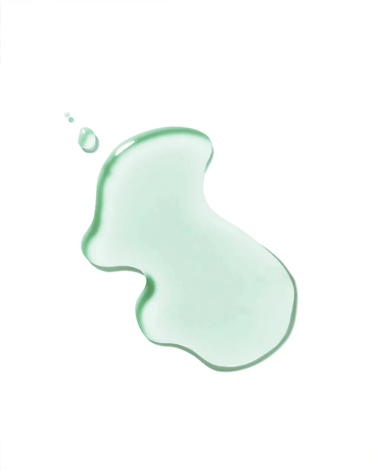 Leahlani Retinol AquaA blaue Textur auf weißem Hintergrund