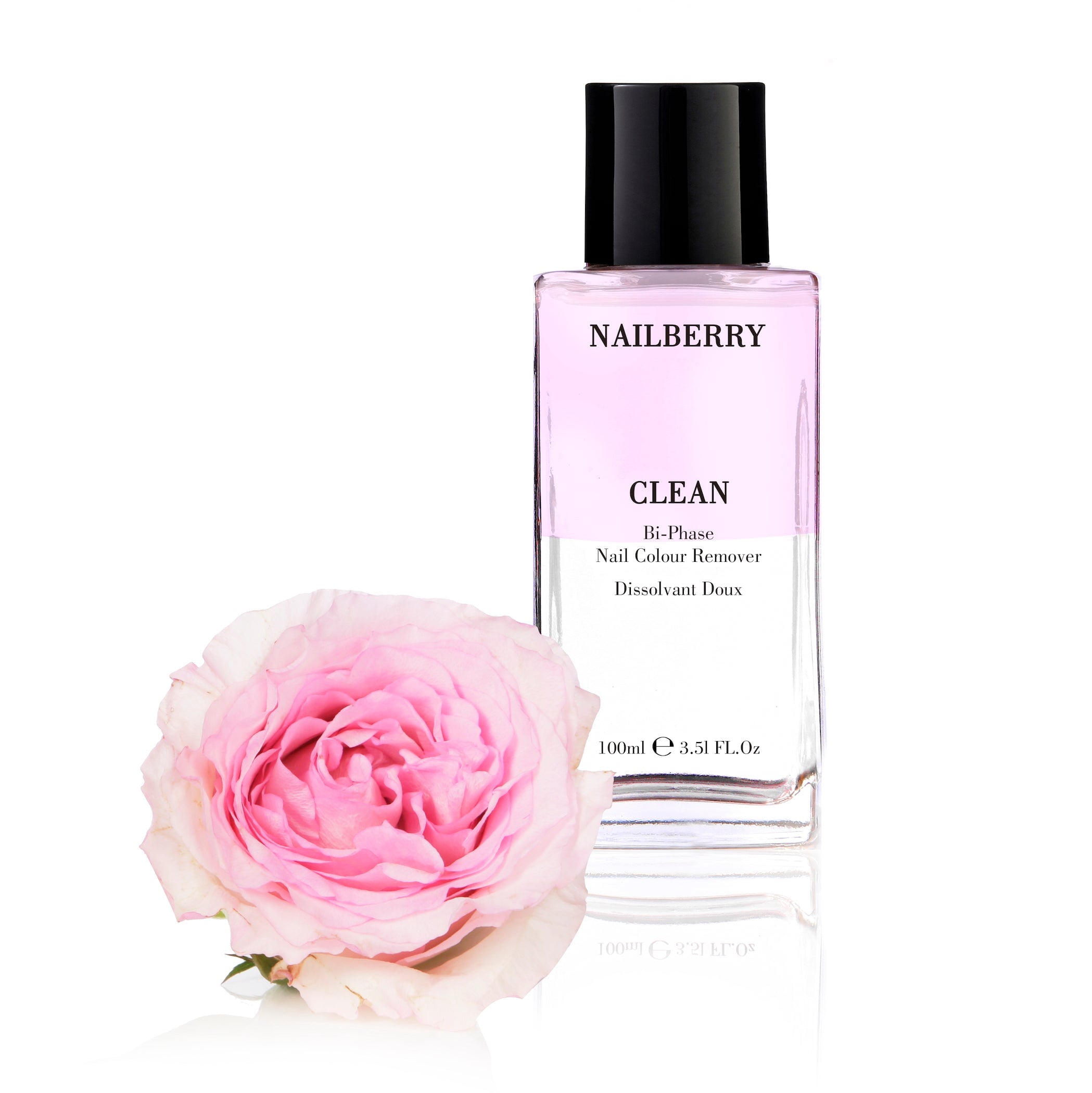 CLEAN - Bi-Phase Nail Colour Remover - Acetone-free nail polish remover NAILBERRY