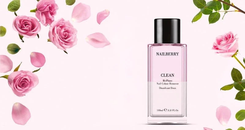 CLEAN - Bi-Phase Nail Colour Remover - Acetone-free nail polish remover NAILBERRY