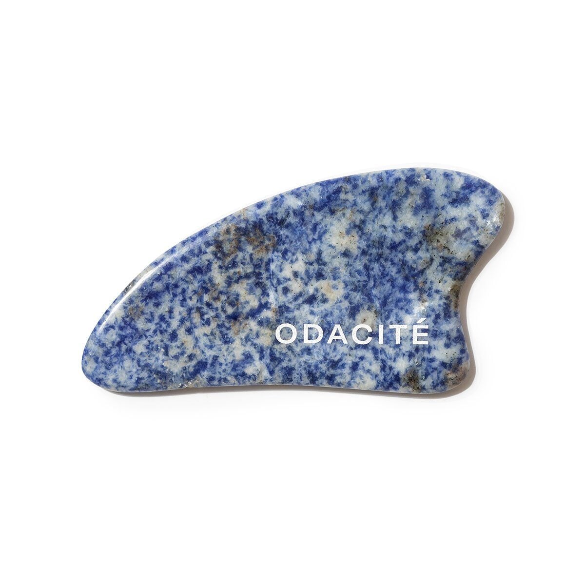 Schöner Massagestein Blue Sodalite Crystal Contour Gua Sha von Odacié