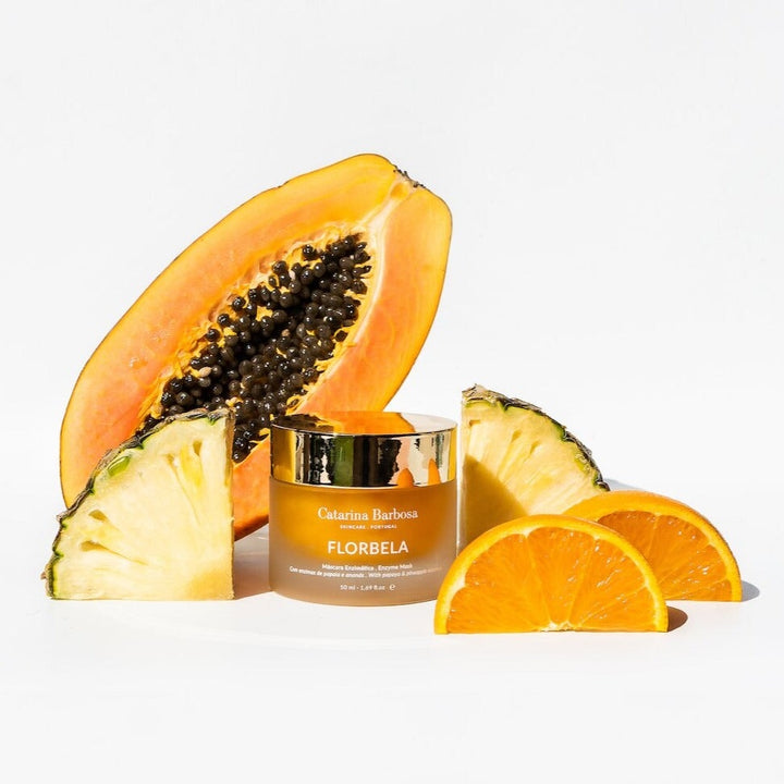 FLORBELA - Pralle Gel-Maske mit viel Feuchtigkeit und sanften Fruchtenzymen