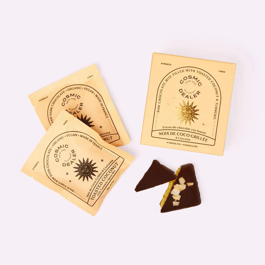 Geschenkbox - 7 Mini Schokoladen verschiedener Geschmacksrichtungen - COSMIC DEALER North Glow