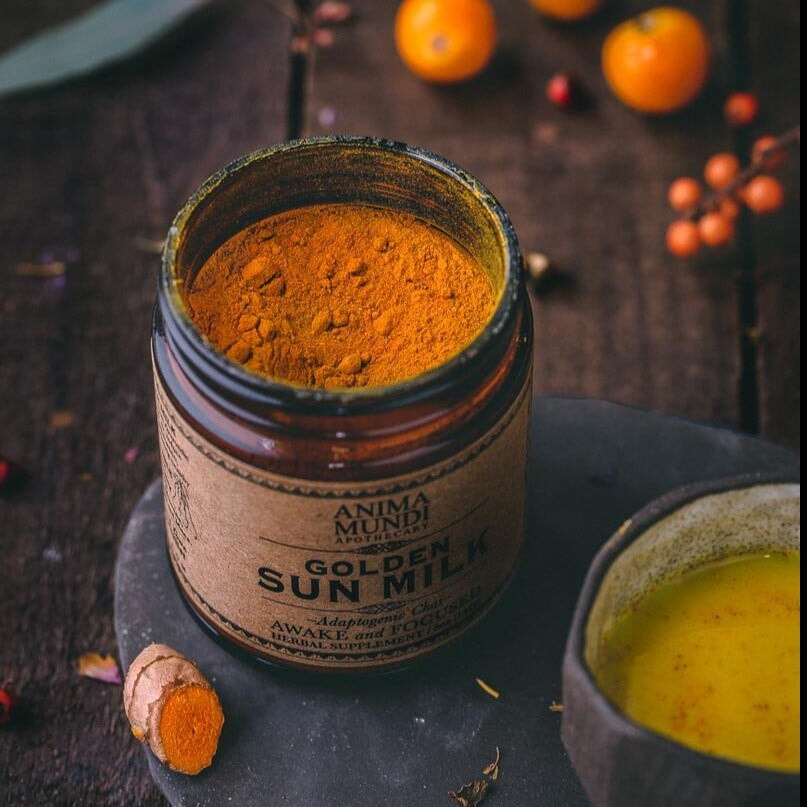 GOLDEN SUN MILK Adaptogenic Chai Powder by ANIMA MUNDI