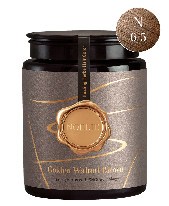 Golden Walnut Brown- natürliche Pflanzenhaarfarbe-Healing Herbs Hair Color