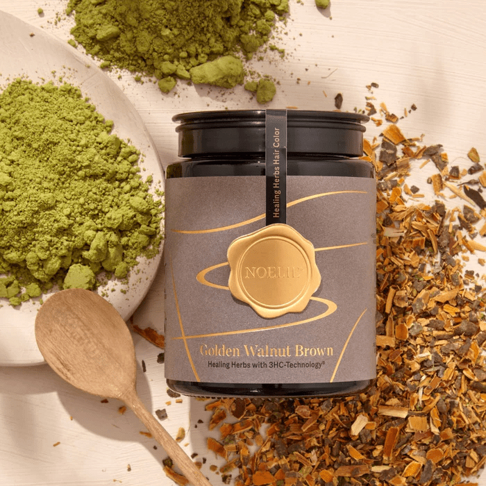 Golden Walnut Brown- natürliche Pflanzenhaarfarbe-Healing Herbs Hair Color North Glow