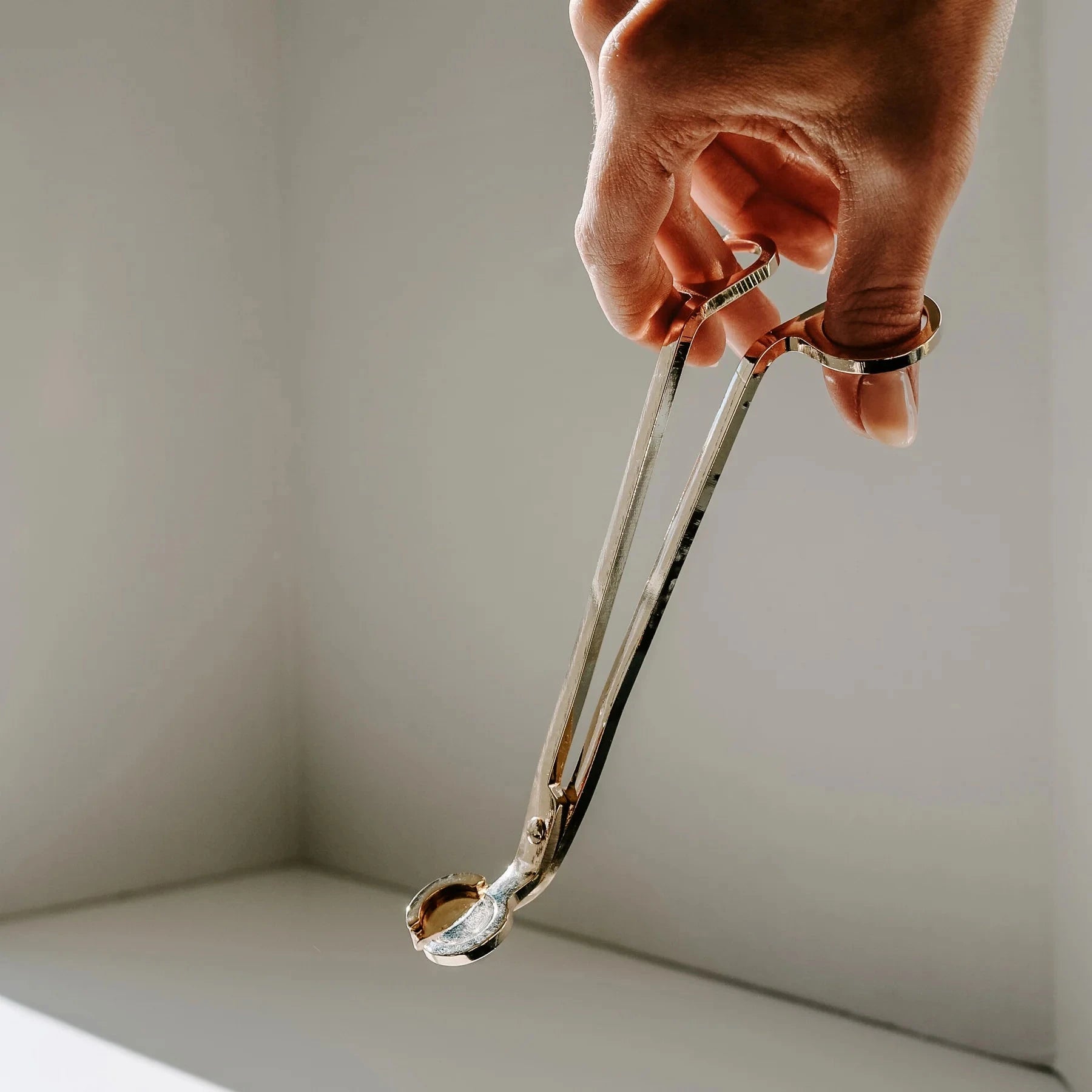 Golden Wick Scissors - Candle wick scissors gold