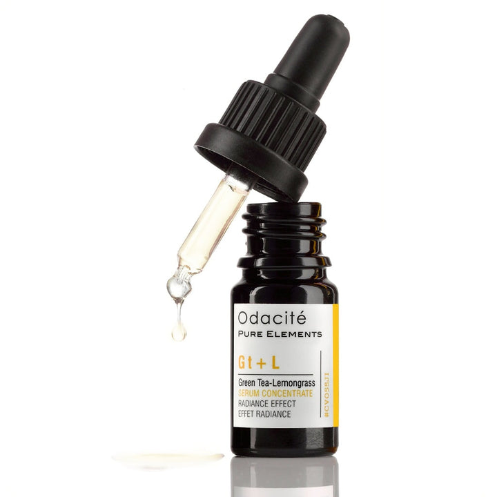 Serum, Konzentrat, grüner Tee, Lemongras, Gesichtsreiniger, Konzentrat, Antiaging, Skincare, Feuchtigkeit, Beauty, Dehydration, Naturkosmetik