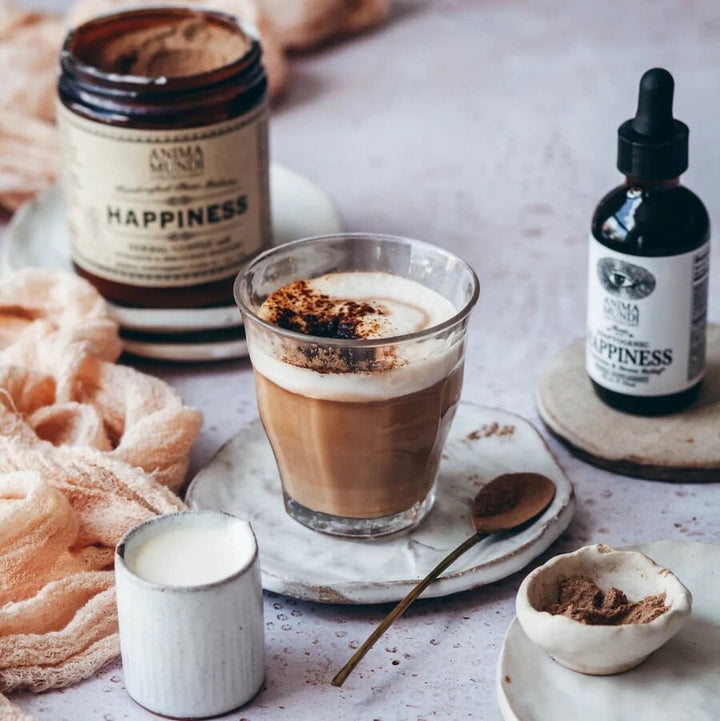 HAPPINESS Herbal 'Coffee' with Dopamine & Serotonin Boosters | ANIMA MUNDI