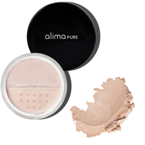 Mineral powder-based highlighter in 5 shades