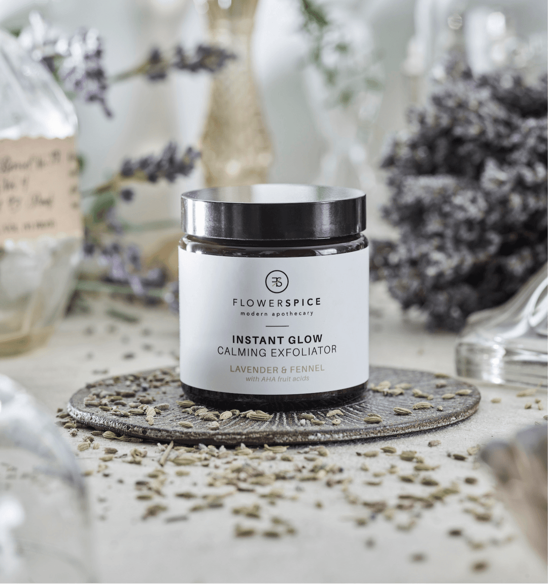 Instant Glow Calming Exfoliator - Flower and Spice - Peeling North Glow
