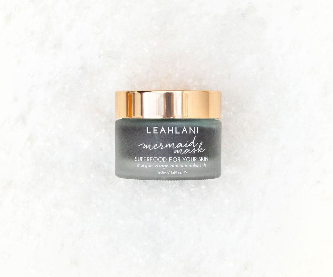 Leahlani Mermaid Mask Tiegel auf weißem Hintergrund North Glow