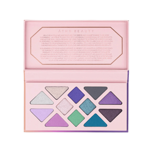 Moonlight Crystal Palette - Eyeshadow palette with mauve and blue-green tones