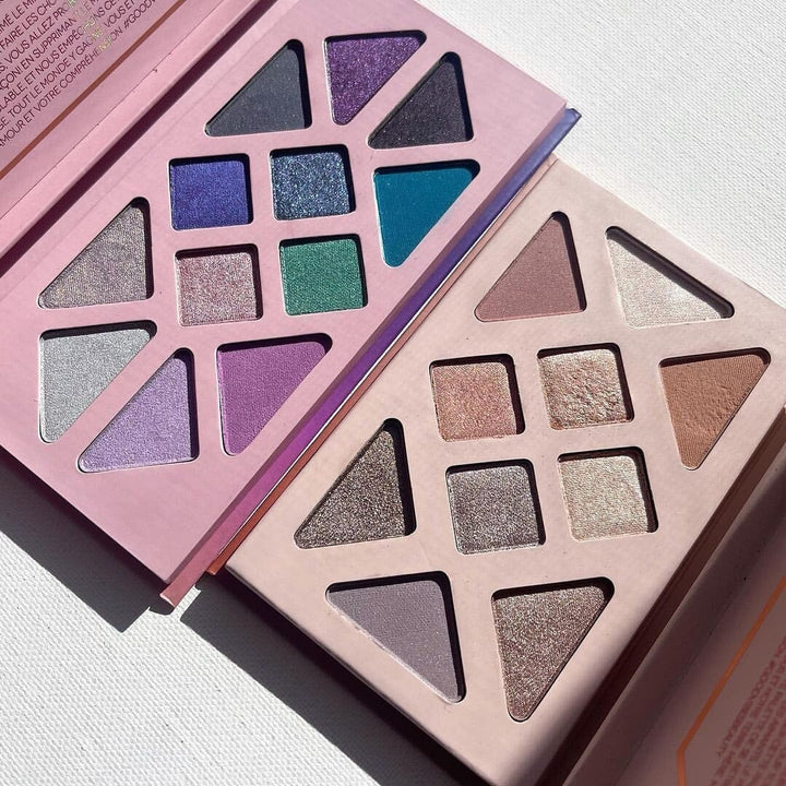 Moonlight Crystal Palette - Lidschattenpalette mit mauve und blau-grünen Tönen