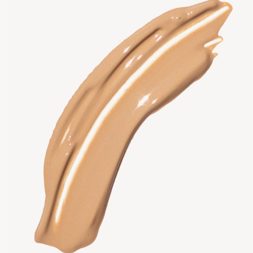 Texturbeispiel Oat Mild Foundation der Farbe Malt.