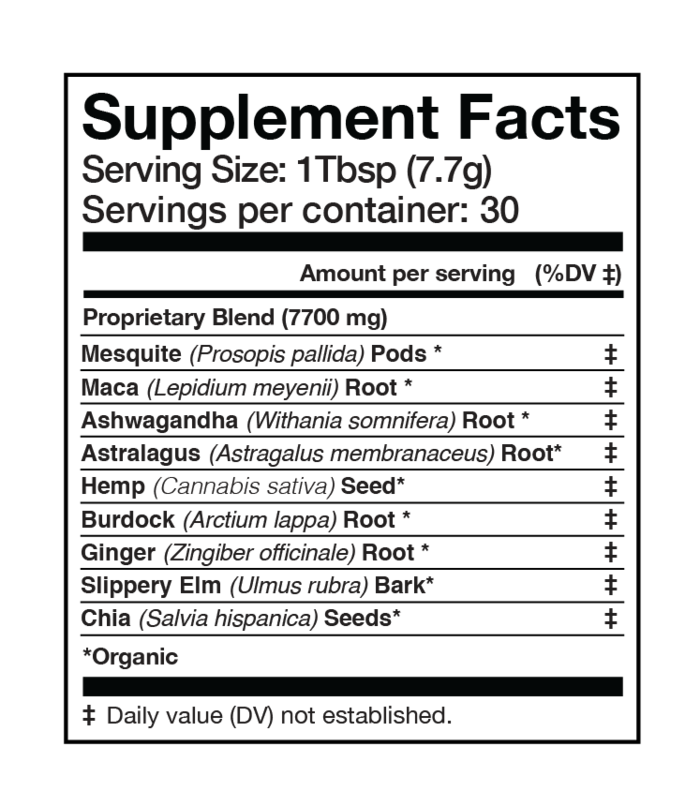 QI ENERGY & STAMINA Adaptogenic Pulver von ANIMA MUNDI