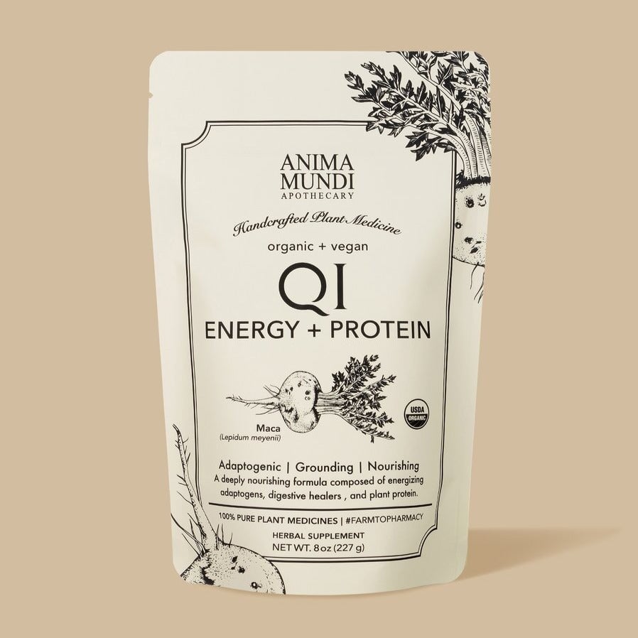QI ENERGY & STAMINA Adaptogenic Pulver von ANIMA MUNDI North Glow