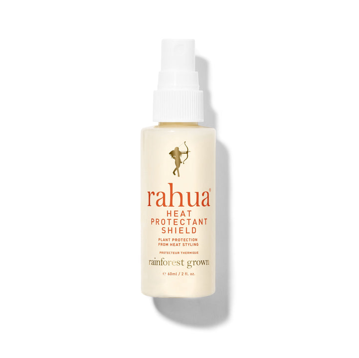 Rahua Heat Protection Shield Flasche Trave Size vor weißem Hintergrund