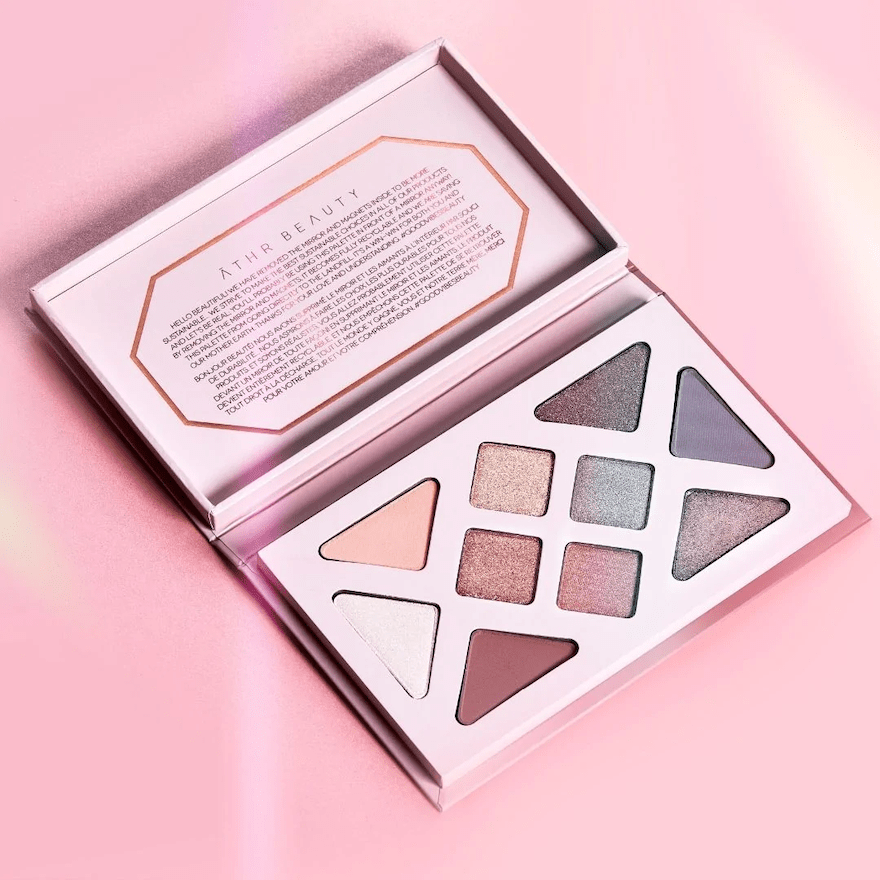 Rosequartz Crystal Gemstone Palette - Lidschattenpalette in klassischen Rosatönen