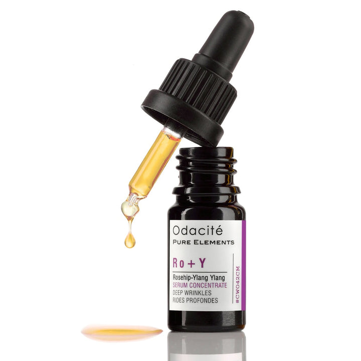 Ro+Y | Serum Konzentrat mit Hagebutte + Ylang-Ylang für die Behandlung intensiver Falten