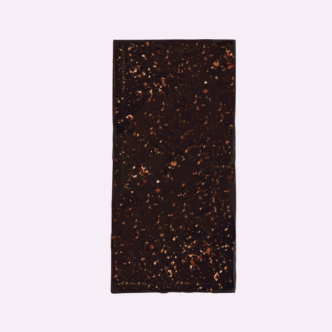 Schokoladentafel (100% Schokolade) mit Kakao Nibs - Cosmic Dealer North Glow