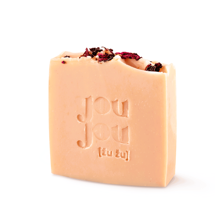 SOFT ROSE - natürliche Seife mit rosa Tonerde, Ylang-Ylang , Zitrus- und Rosenduft