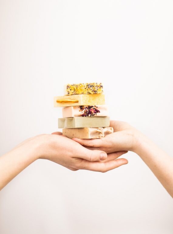 SOFT ROSE - natural soap with pink clay, ylang-ylang, citrus and rose fragrance