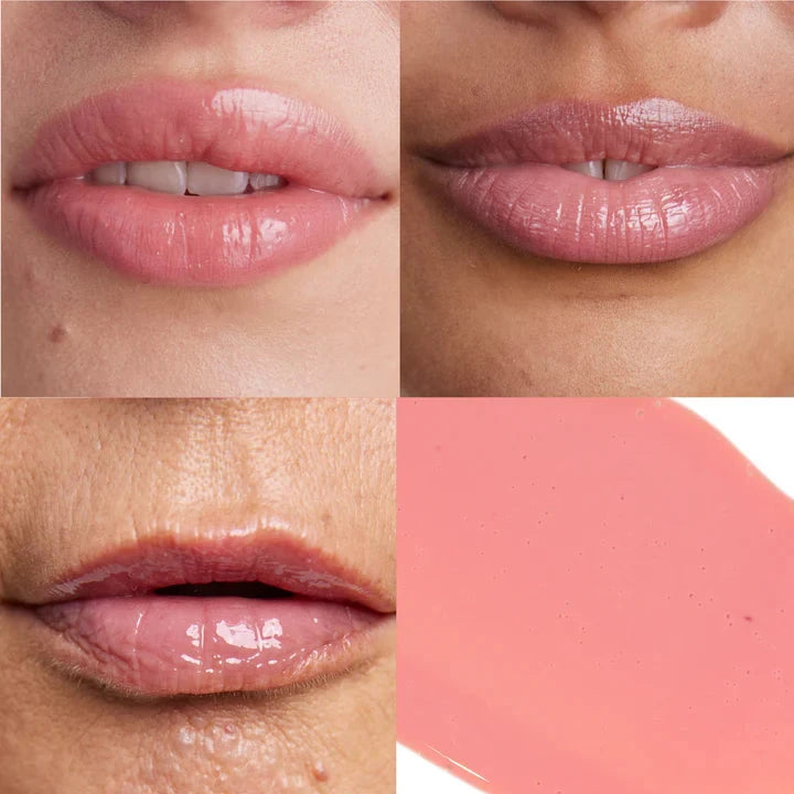 pink cloud on 3 different lips 