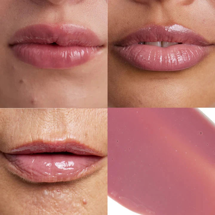 mauve on 3 different lips North Glow