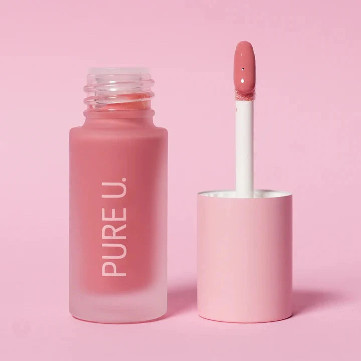 pink cloud open in front of pink background