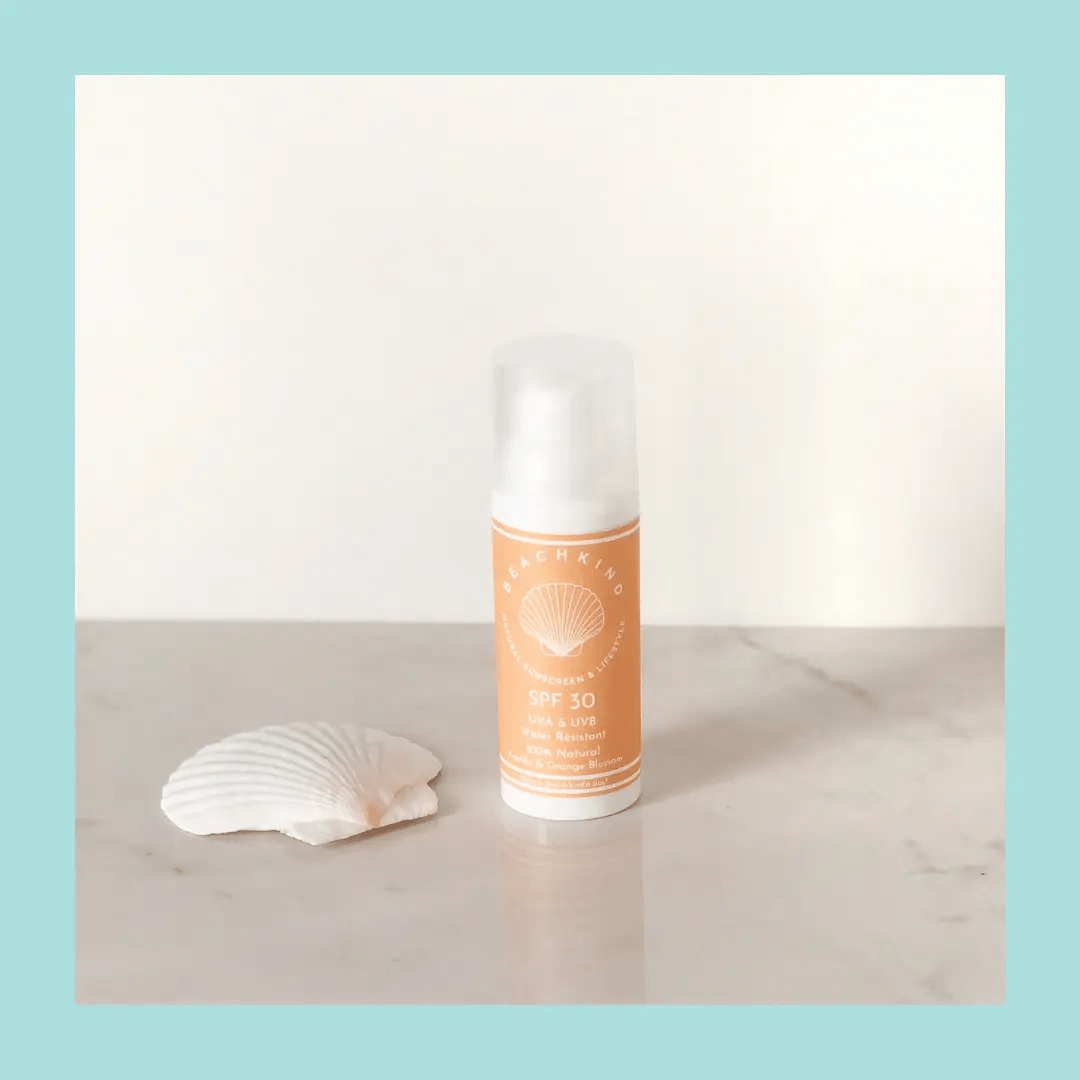 Beachkind - Natural Sunscreen SPF 30 / mineral sunscreen with sun protection factor 30 North Glow