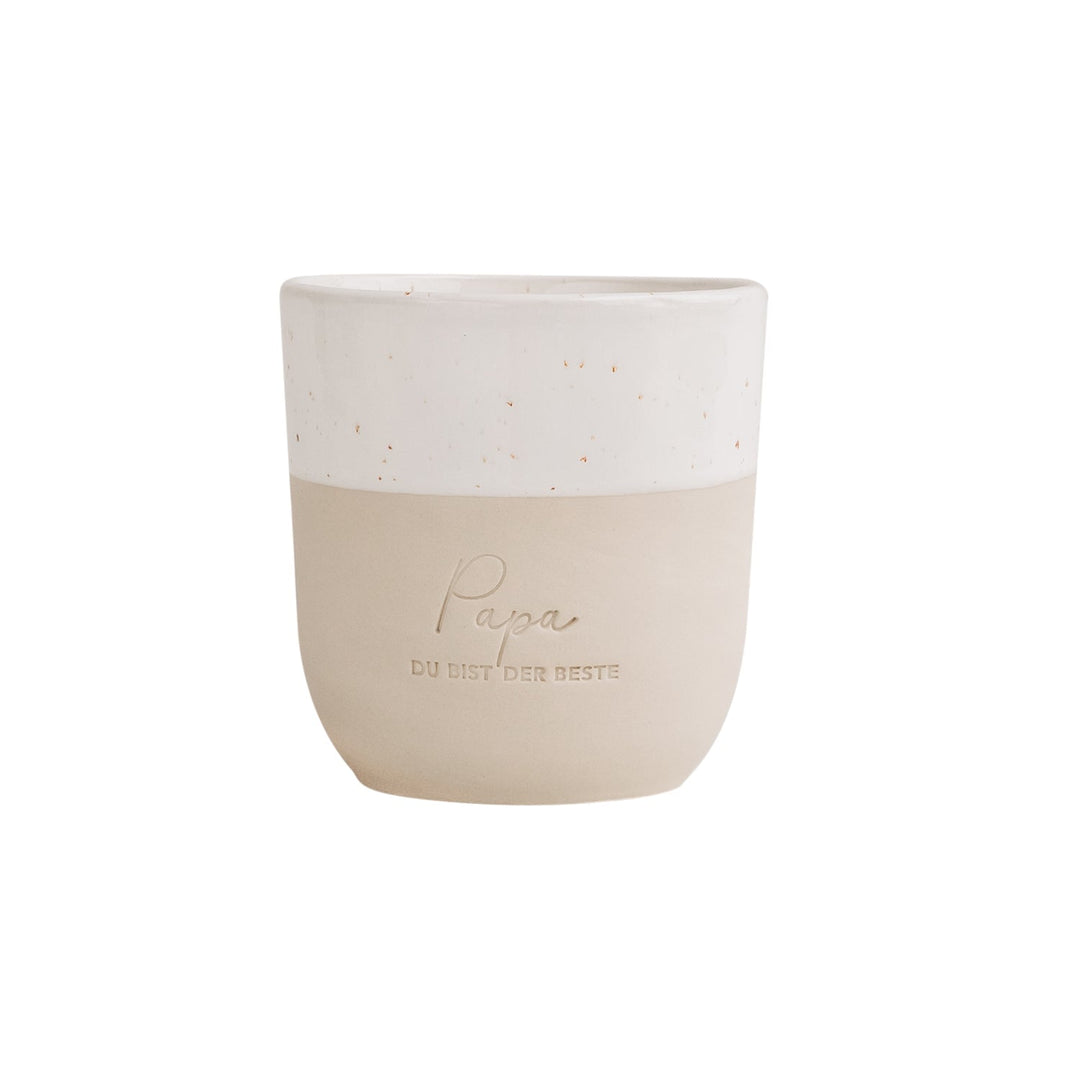 Becher PAPA DU BIST DER BESTE - Eulenschnitt (Limited Edition) North Glow