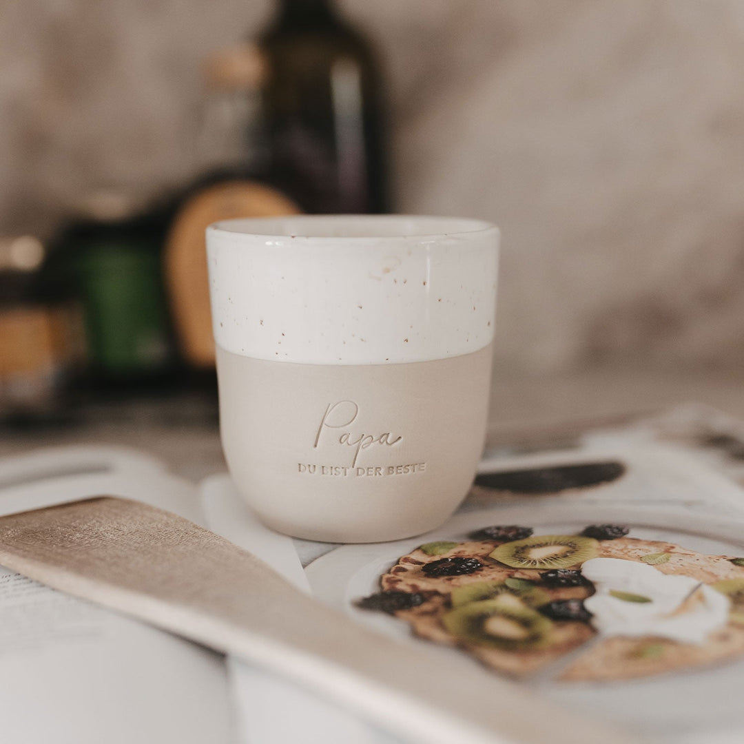 Becher PAPA DU BIST DER BESTE - Eulenschnitt (Limited Edition) North Glow