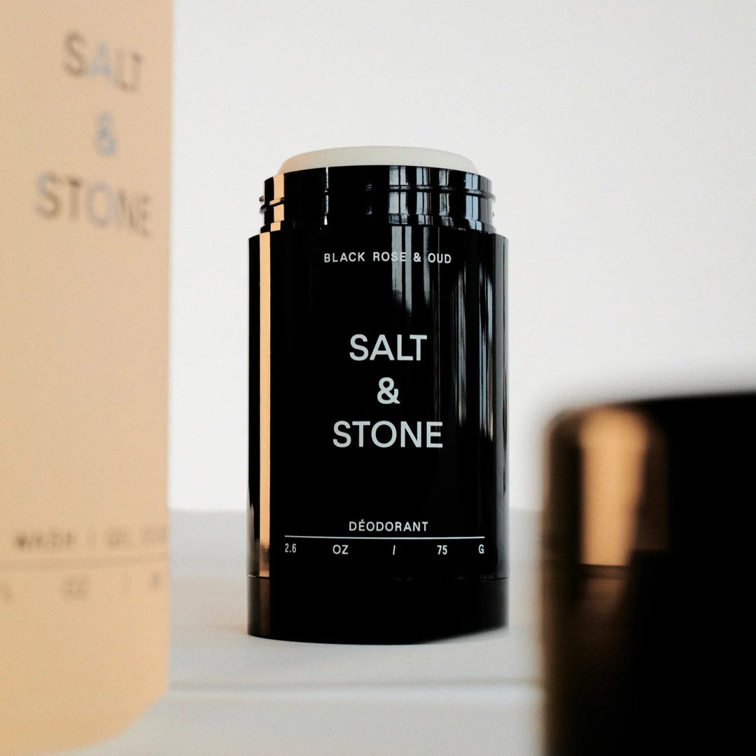 Black Rose & Oud - Salt& Stone Deodorant mit extra starker Wirkung North Glow