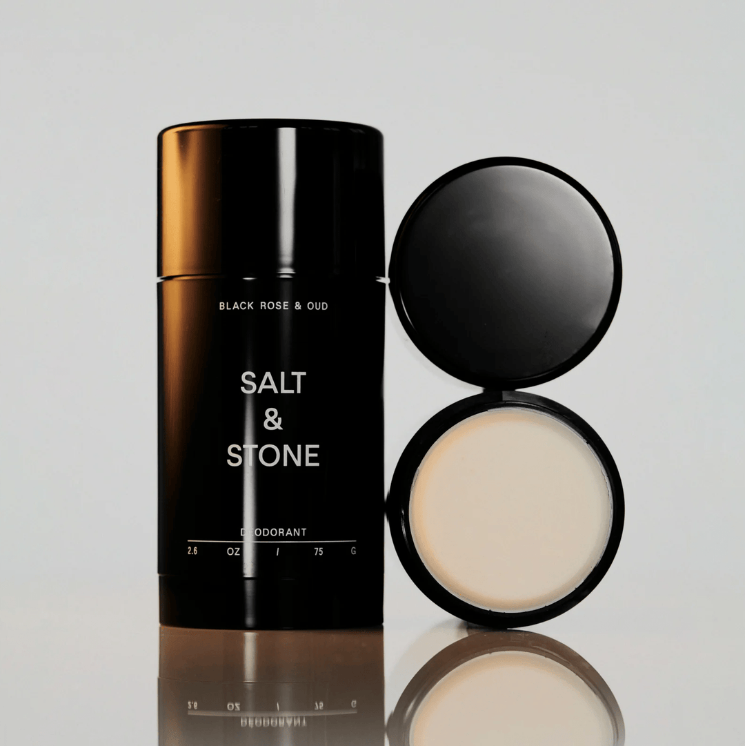 Black Rose & Oud - Salt& Stone Deodorant mit extra starker Wirkung North Glow