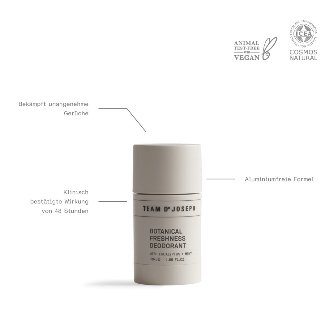 Botanical Freshness Deodorant von Team Dr Joseph – natürliches Deodorant ohne Aluminium, 50 ml North Glow