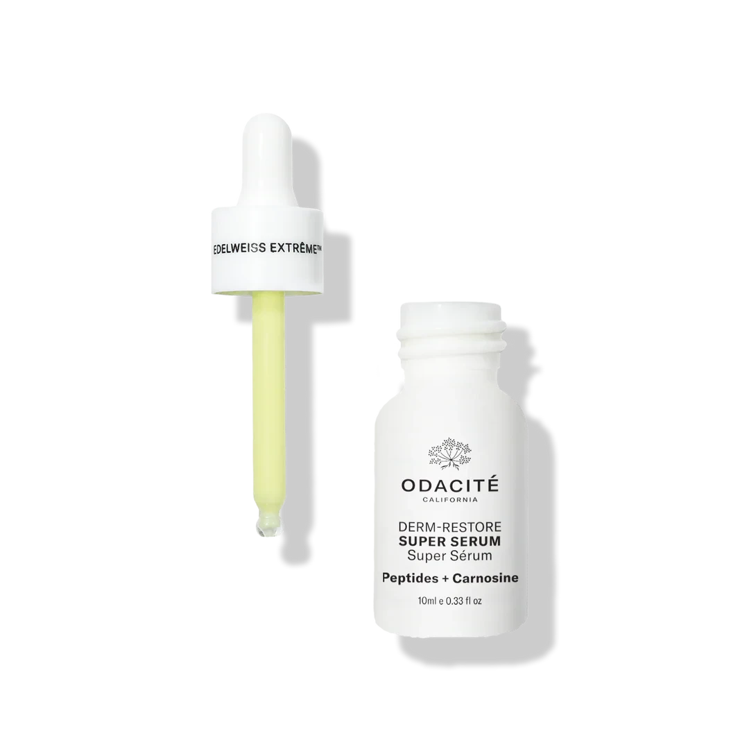 DERM-RESTORE Super Serum Edelweiss Extrême® Peptides + Carnosine - ODACITÉ North Glow