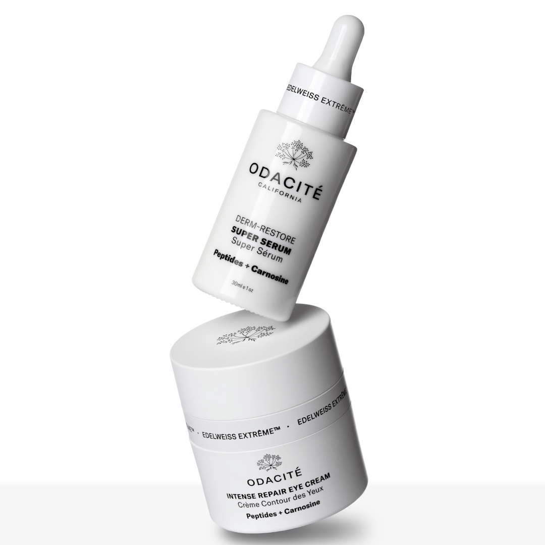 DERM-RESTORE Super Serum Edelweiss Extrême® Peptides + Carnosine - ODACITÉ North Glow