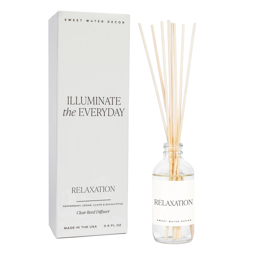 Sweet Water Decor Relaxation Diffuser with packaging